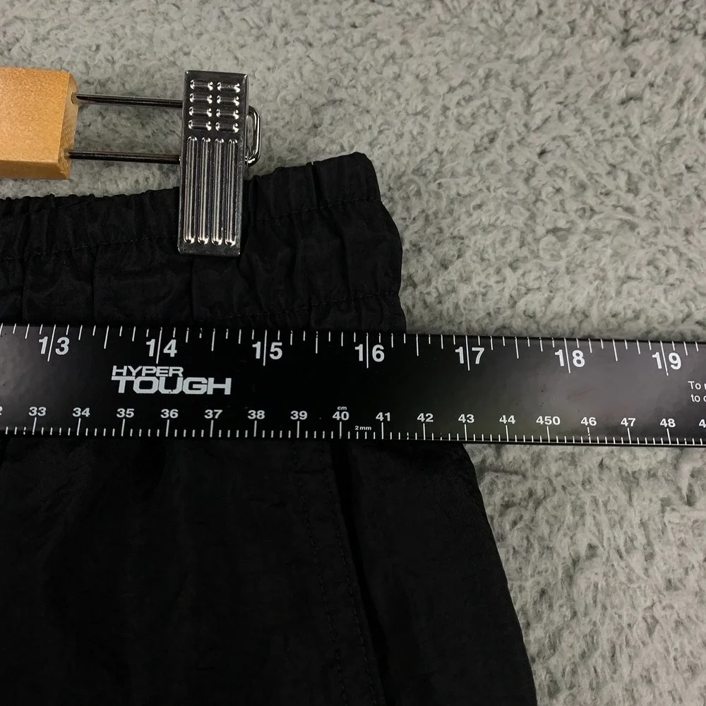 Nike Black Cargo Joggers with Pink Drawstring
